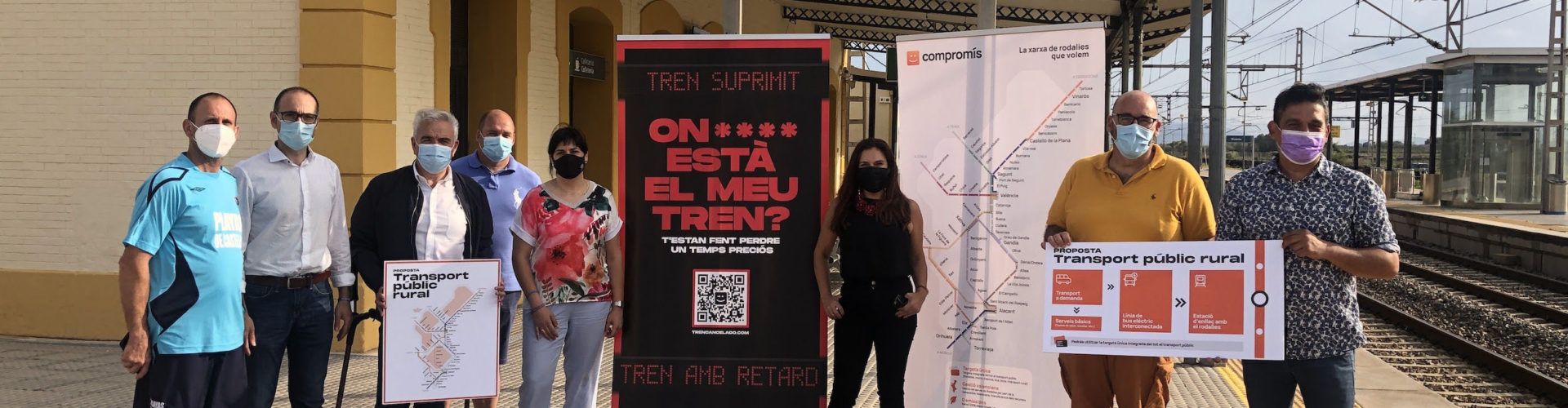 Compromís denuncia que les freqüències de tren es recuperen en totes les línies a nivells preCOVID menys en les OSP cap al Maestrat