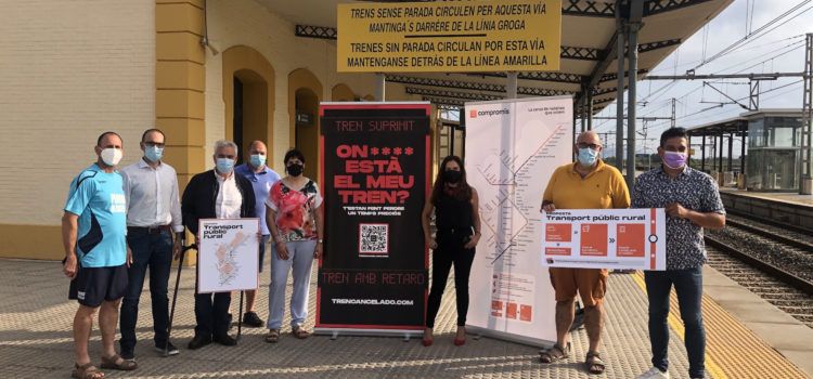 Compromís denuncia que les freqüències de tren es recuperen en totes les línies a nivells preCOVID menys en les OSP cap al Maestrat