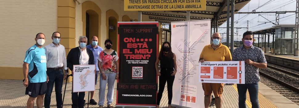 Compromís denuncia que les freqüències de tren es recuperen en totes les línies a nivells preCOVID menys en les OSP cap al Maestrat