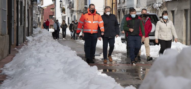 El Govern subvenciona a la Diputació de Castelló amb més de 2,5 milions d’euros per a arreglar les carreteres afectades per la borrasca Filomena