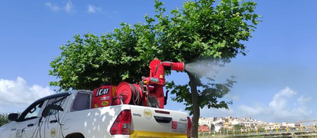 L’Ajuntament de Càlig aplica els tractaments periòdics contra els mosquits al centre urbà