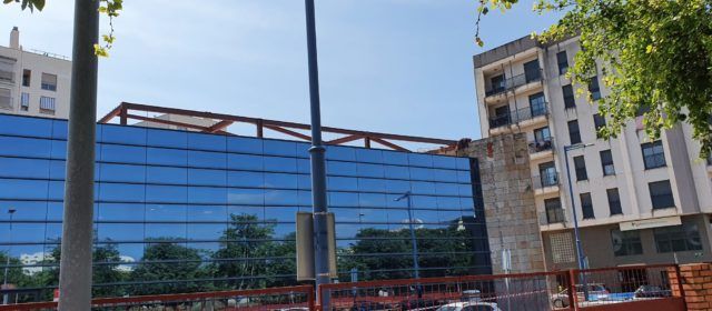 Fotos: el Palau de Justícia de Vinaròs creix