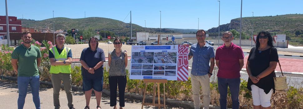 Obras Públicas incrementa la seguridad vial en el cruce de la CV-10 con el acceso a Les Coves de Vinromà con una nueva rotonda
