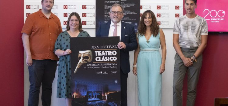 La Diputació de Castelló impulsa un cartell de gran nivell per al Teatre Clàssic del Castell de Peníscola pel seu 25 aniversari