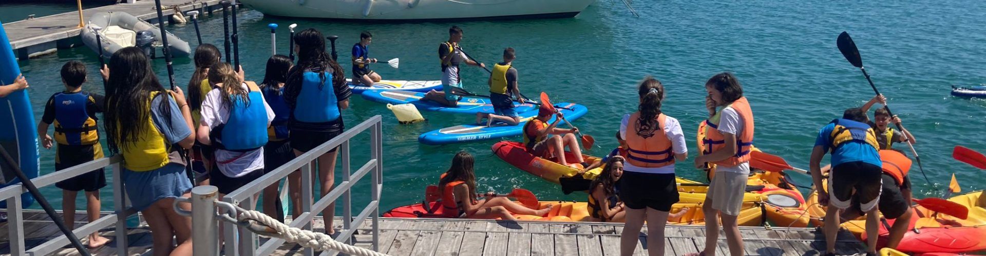 Activitats nàutiques al port de Vinaròs amb els de 1r ESO de l’IES Leopoldo Querol