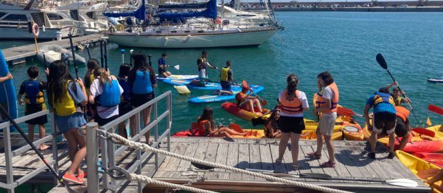 Activitats nàutiques al port de Vinaròs amb els de 1r ESO de l’IES Leopoldo Querol