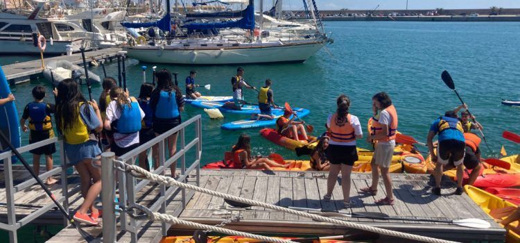 Activitats nàutiques al port de Vinaròs amb els de 1r ESO de l’IES Leopoldo Querol