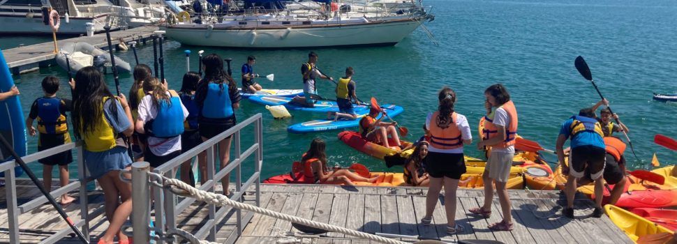 Activitats nàutiques al port de Vinaròs amb els de 1r ESO de l’IES Leopoldo Querol