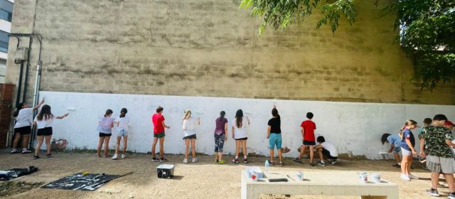 Fotos: Pintors per un dia al CEIP Assumpció