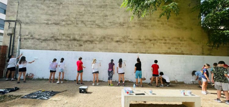 Fotos: Pintors per un dia al CEIP Assumpció