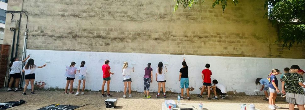 Fotos: Pintors per un dia al CEIP Assumpció
