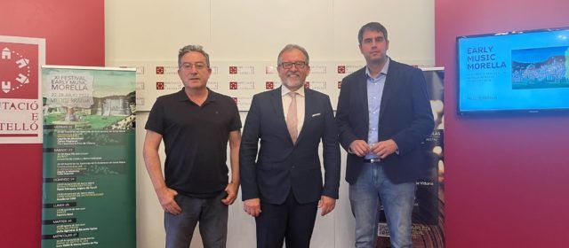 La Diputació de Castelló acull la presentació de la XI edició del festival Early Music Morella