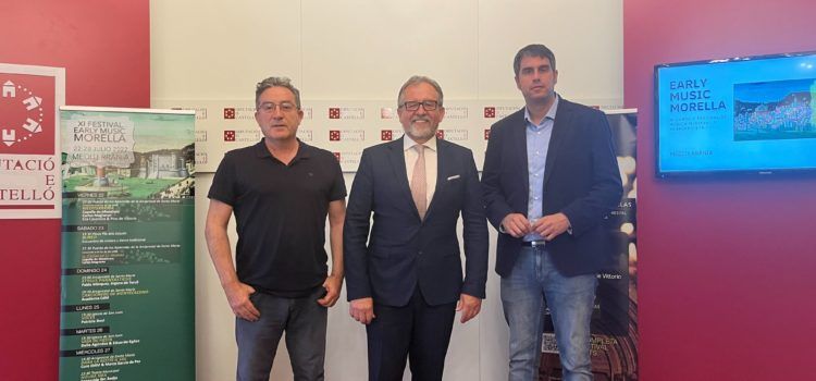 La Diputació de Castelló acull la presentació de la XI edició del festival Early Music Morella