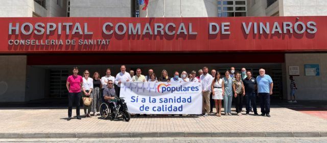 El PPCS treballarà per a blindar la inversió a l’Hospital de Vinaròs que garantisca una sanitat de qualitat als 100.000 usuaris del nord