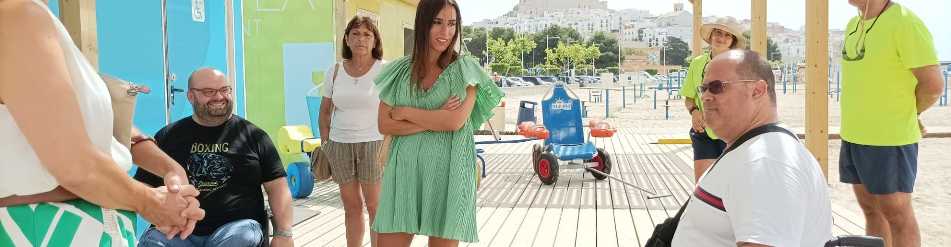 Peníscola amplia el servei de bany adaptat per a persones amb mobilitat reduïda a les dues platges urbanes