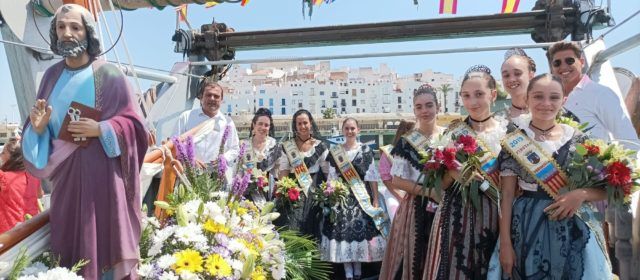Peníscola recupera la processó marítima en la celebració del dia de Sant Pere