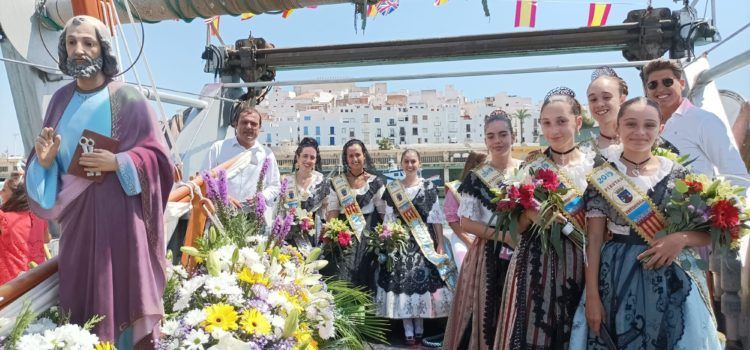 Peníscola recupera la processó marítima en la celebració del dia de Sant Pere