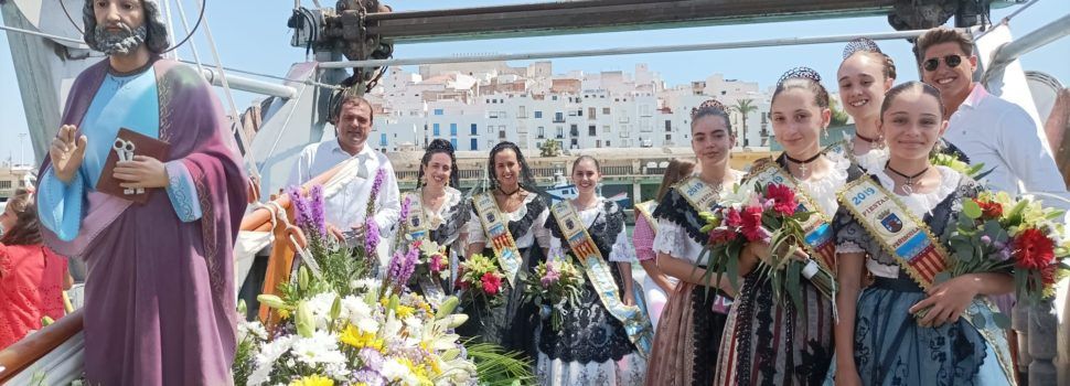 Peníscola recupera la processó marítima en la celebració del dia de Sant Pere