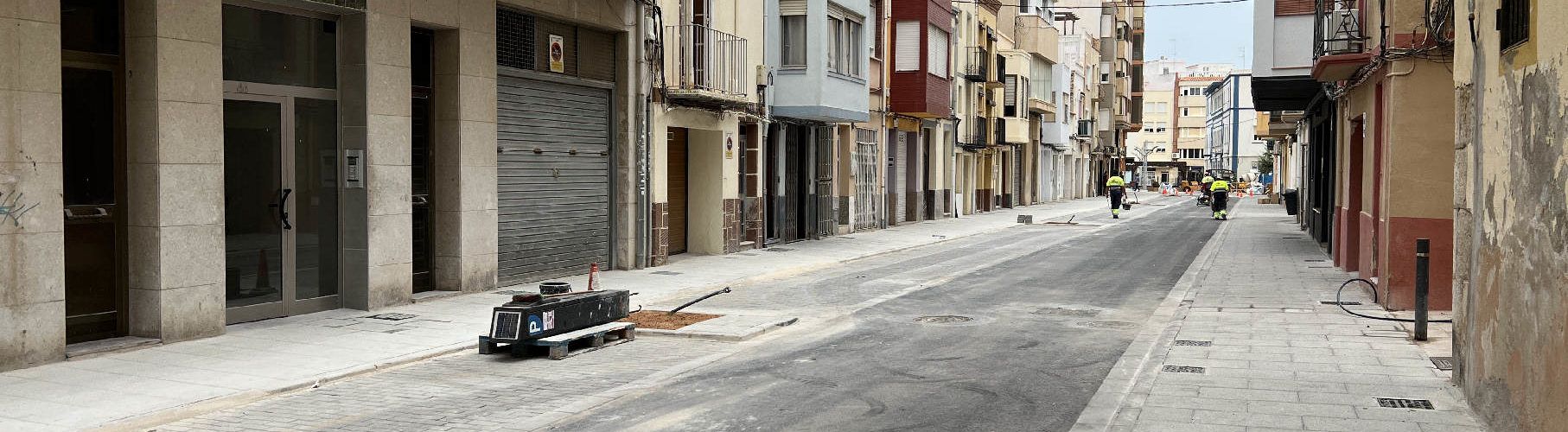 Reobertura al trànsit del carrer de S.Magdalena i prompte el carrer Camaraes