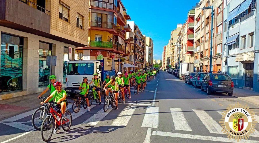 Policia Local Vinaròs continua amb formació d’educació vial als centres escolars