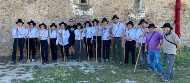 Mayoría femenina en la peregrinación de Portell a Sant Pere de Castellfort