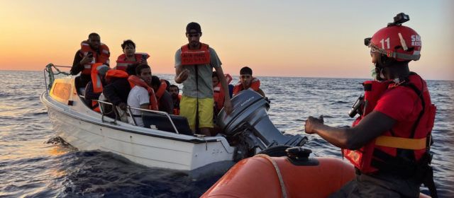 El Aita Mari, que estuvo atracado en Vinaròs, rescata a 11 personas en el Mediterráneo Central