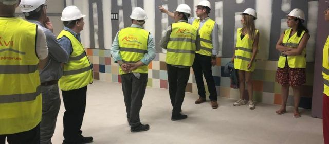 El director general d’Infraestructures Educatives visita les obres d’ampliació i millora del CEIP Alberto Selma a Santa Magdalena