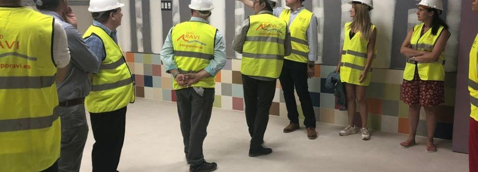El director general d’Infraestructures Educatives visita les obres d’ampliació i millora del CEIP Alberto Selma a Santa Magdalena