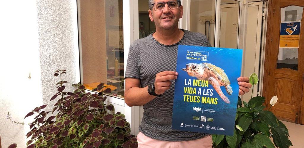 Alcalà -Alcossebre se suma a la campanya “Tortugues al Mediterrani” de la Fundació Oceanogràfic