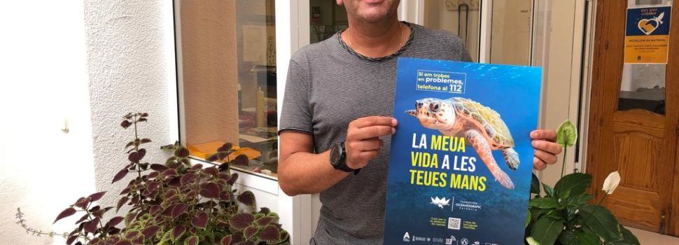 Alcalà -Alcossebre se suma a la campanya “Tortugues al Mediterrani” de la Fundació Oceanogràfic