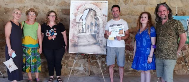 Gonzalo Romero, guanyador del primer concurs de pintura Teresita Pascual de Benassal