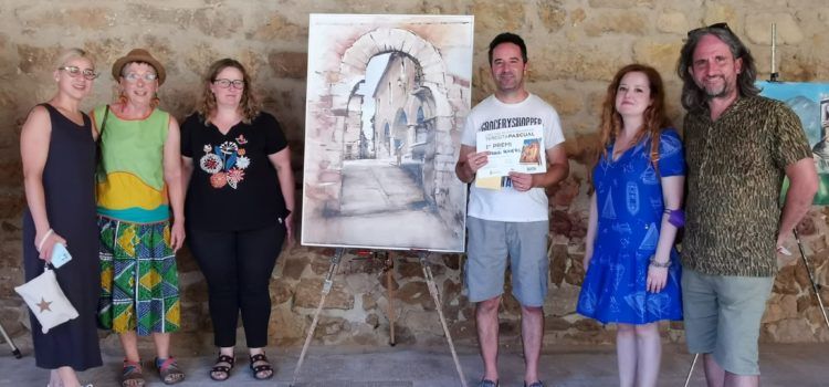 Gonzalo Romero, guanyador del primer concurs de pintura Teresita Pascual de Benassal