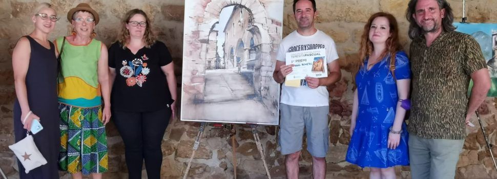 Gonzalo Romero, guanyador del primer concurs de pintura Teresita Pascual de Benassal