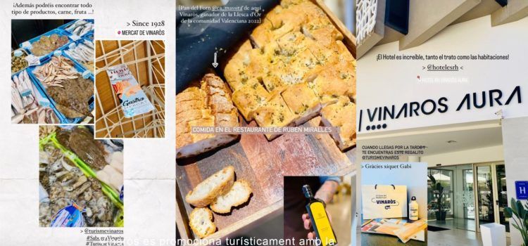 Vinaròs es promociona turísticament amb la visita d’influencers a la seua destinació