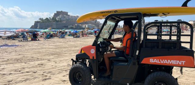 El salvament en platges de Peníscola aposta per l’ús de vehicles elèctrics i de baixes emissions
