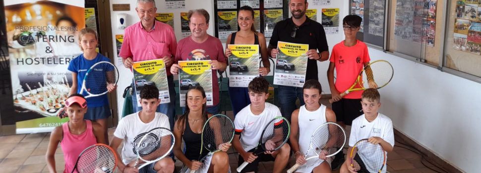 La Diputació de Castelló presenta la 39a edició del Circuit Provincial de Tennis amb la participació de 8 clubs