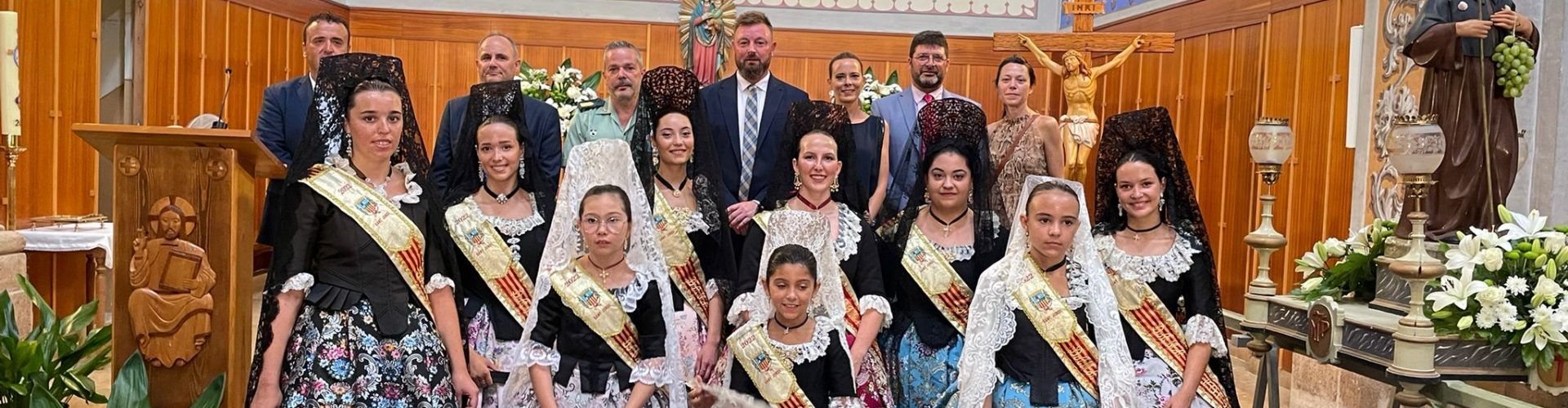 Todo Sant Jordi se vuelca con el día grande de sus Fiestas Mayores con la procesión y misa en honor a San Jaime