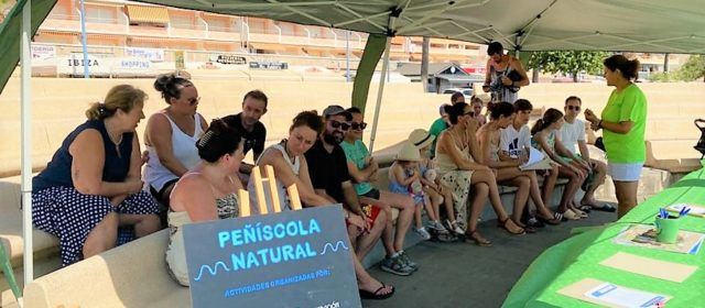 Peníscola programa activitats de divulgació i conscienciació mediambiental al costat de la platja