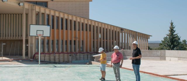 Reprenen les obres de millora al CEIP Mare de Déu de Vallivana de Morella