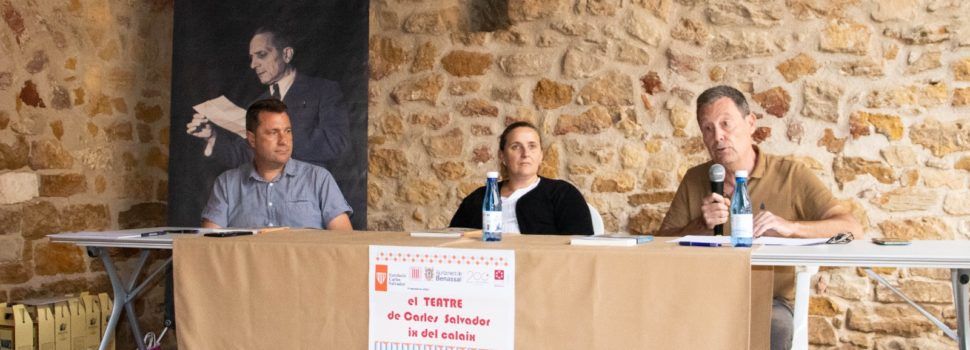 La Fundació Carles Salvador presenta el programa ‘El teatre de Carles Salvador ix del calaix’