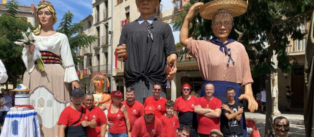 Els Nanos i Gegants de Vinaròs, a Santa Coloma de Queralt
