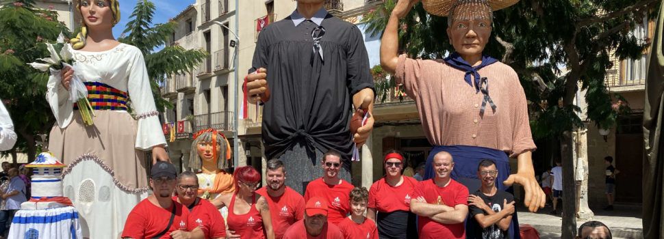 Els Nanos i Gegants de Vinaròs, a Santa Coloma de Queralt