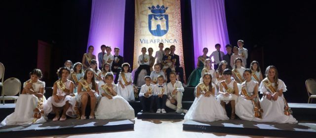 Vilafranca celebra la presentació dels representants infantils i de la joventut
