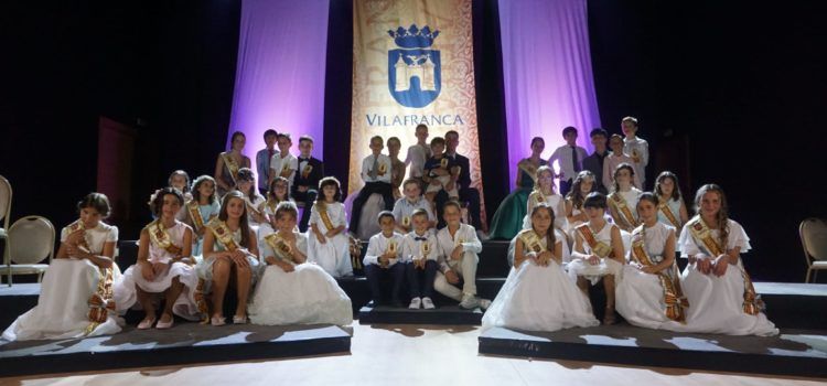 Vilafranca celebra la presentació dels representants infantils i de la joventut