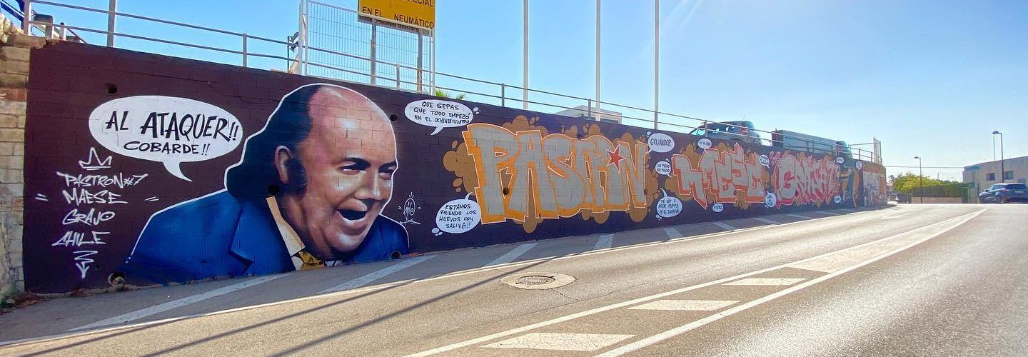 Chiquito de la Calzada, para siempre en Vinaròs, en un grafiti