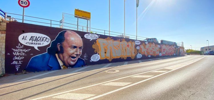 Chiquito de la Calzada, para siempre en Vinaròs, en un grafiti