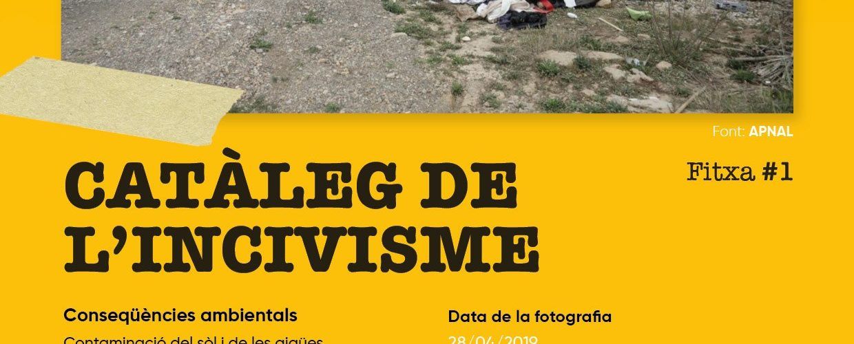 L’Ajuntament de Vinaròs reforça la campanya “Catàleg de l’Incivisme”