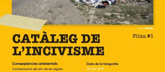 L’Ajuntament de Vinaròs reforça la campanya “Catàleg de l’Incivisme”