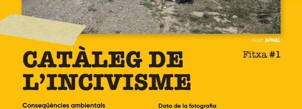 L’Ajuntament de Vinaròs reforça la campanya “Catàleg de l’Incivisme”