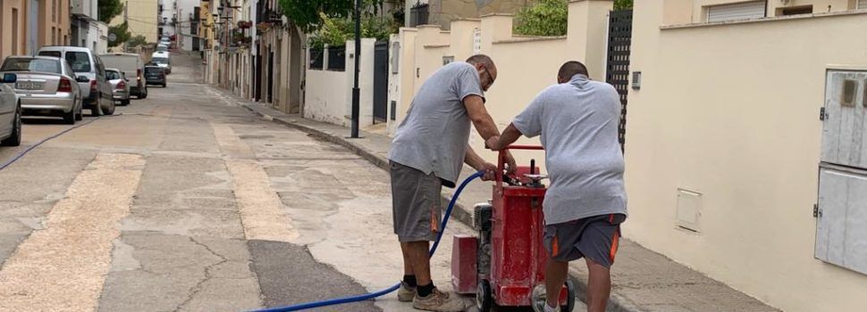 L’Ajuntament de Càlig inicia l’adequació del carrer la Puríssima i la Plaça País Valencià